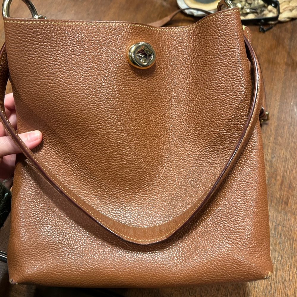 Coach Charlie Bucket Bag in Saddle